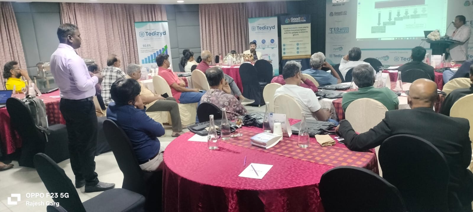 Doctors attending a TED Conclave 2026 CME session